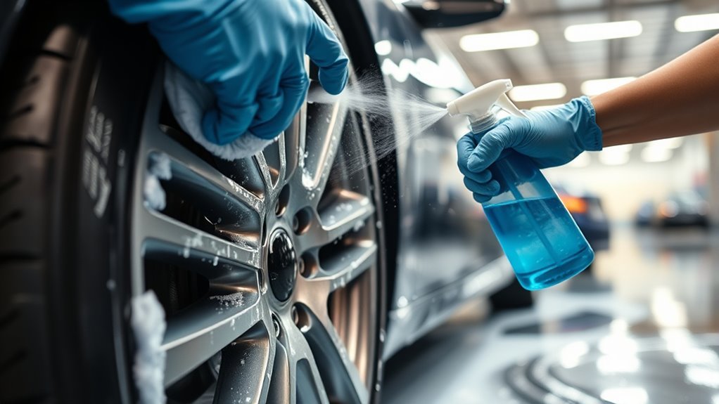 commercial wheel cleaning products