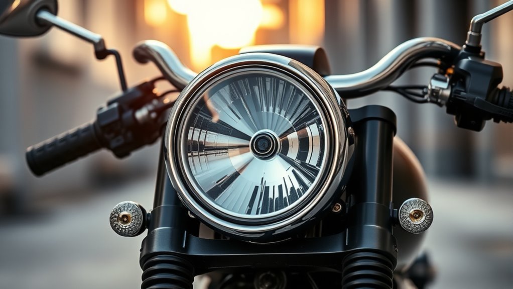 custom chopper headlight options