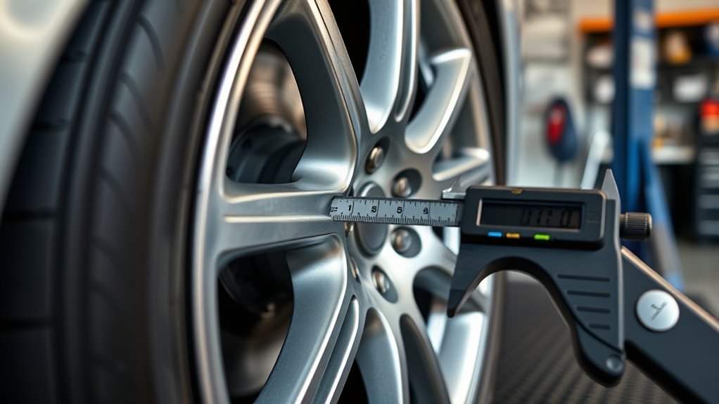 determining wheel offset measurements