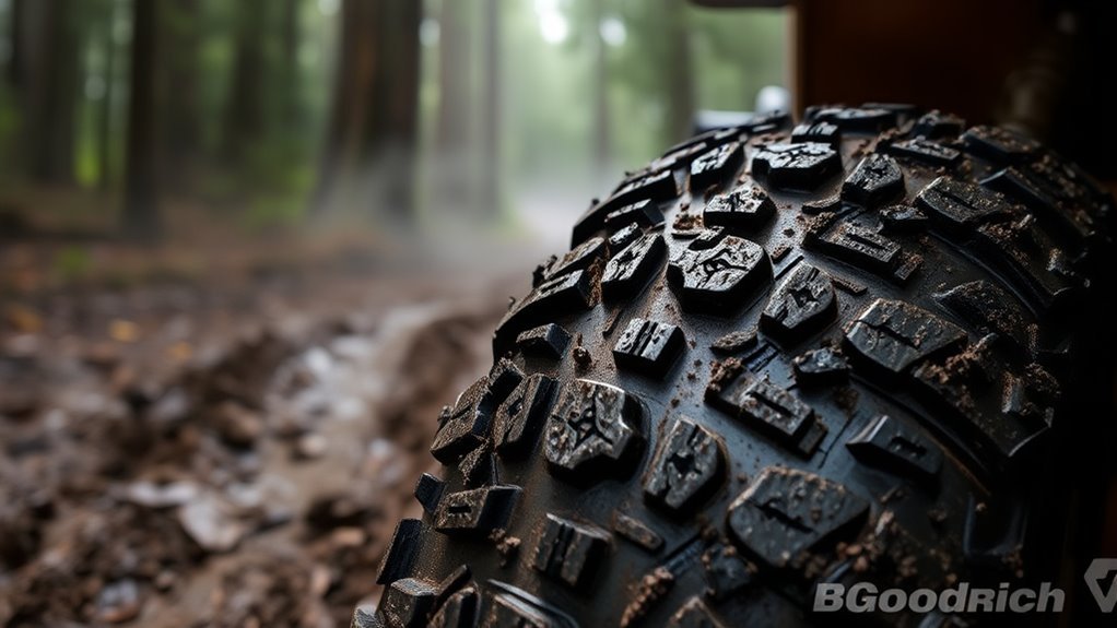 exceptional traction in mud