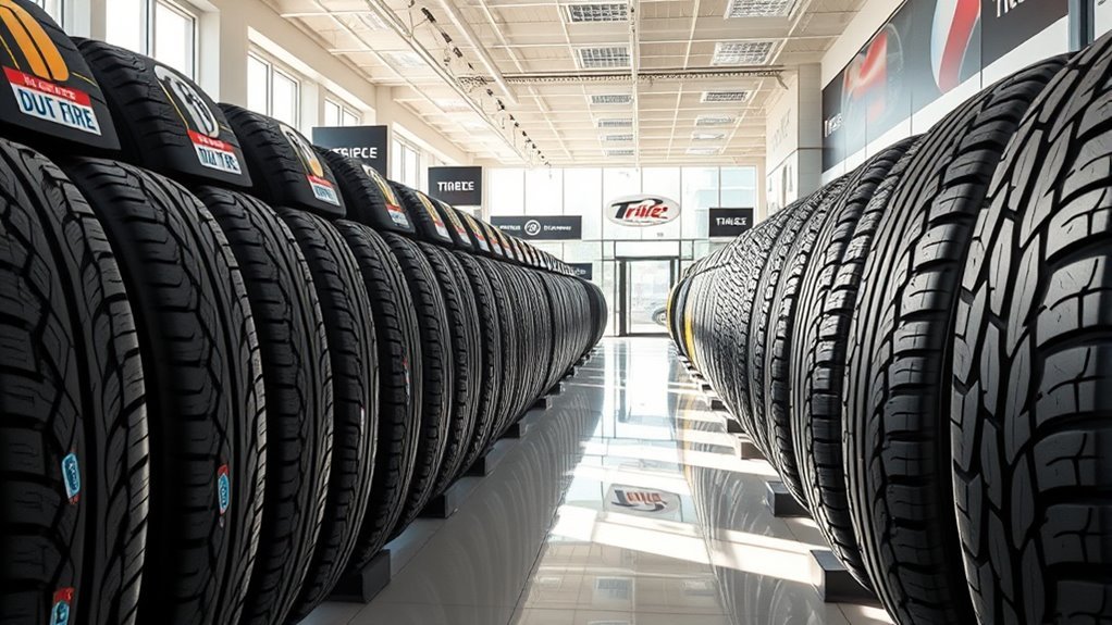 extensive tire brand selection