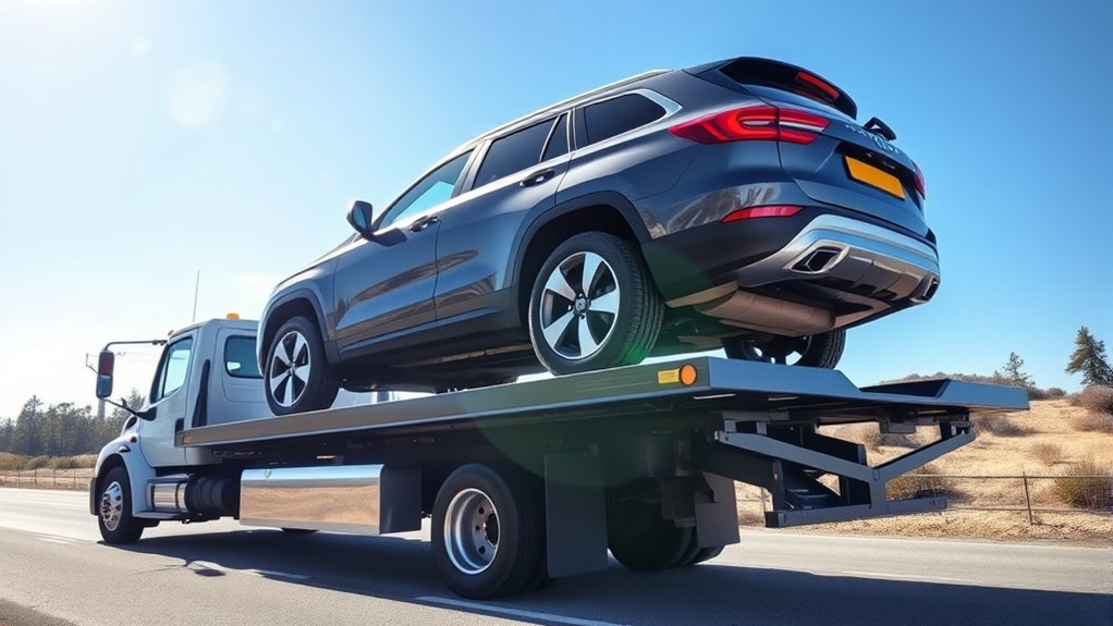 flatbed towing recommended always