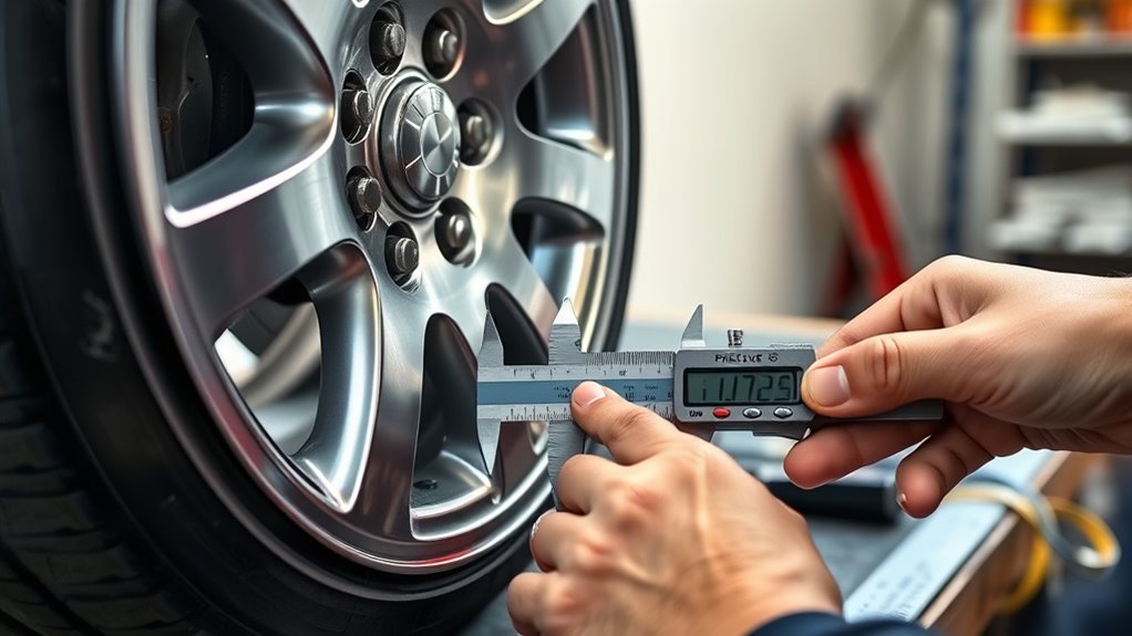 measuring wheel offset accurately
