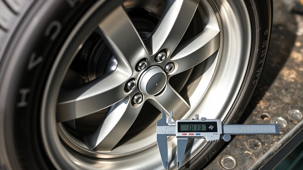 measuring wheel offset tools