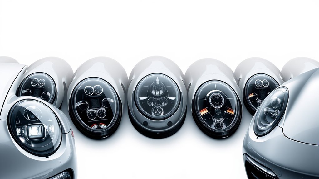 porsche headlights for models