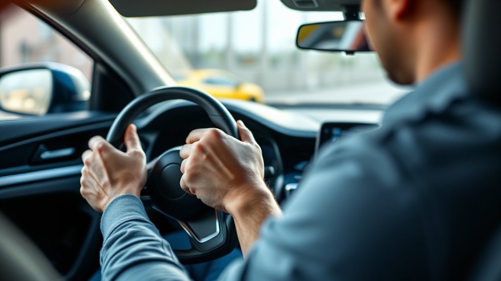 proper steering wheel distance