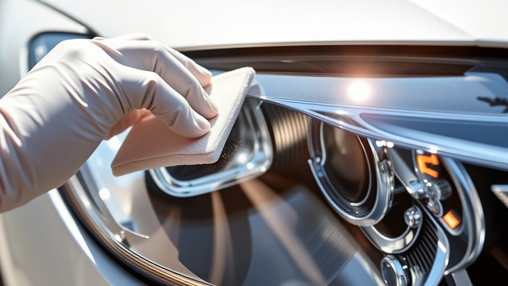 protect headlights with uv sealant