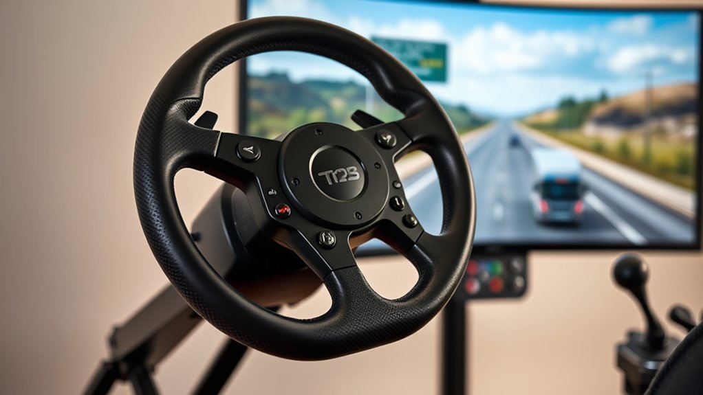 realistic truck simulation setup