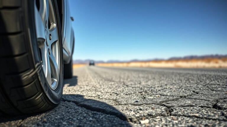 severe tire damage occurs