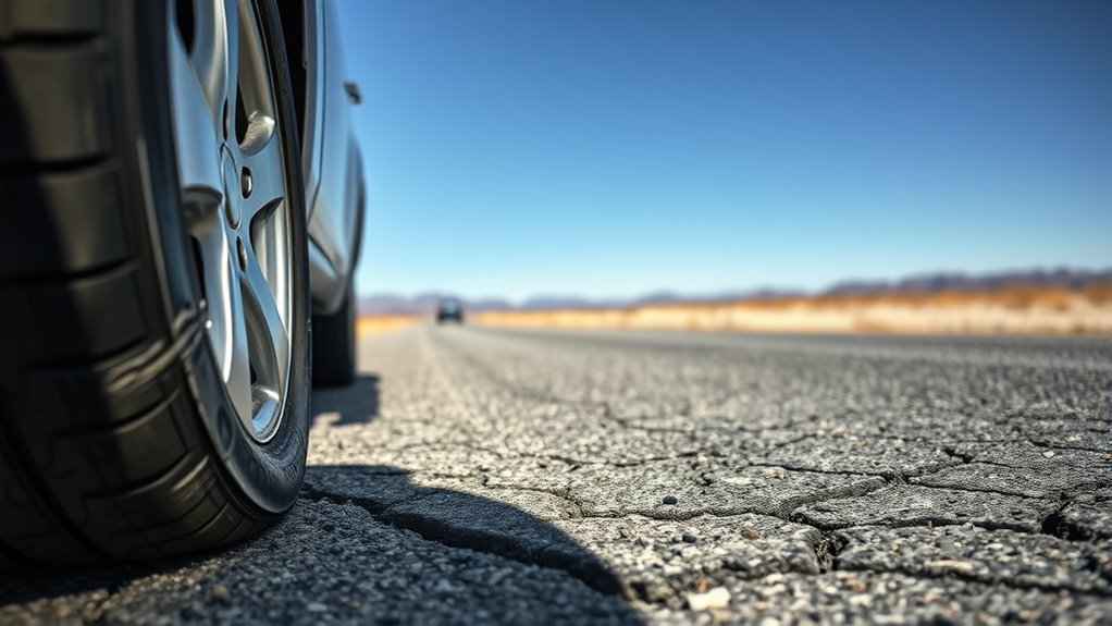 severe tire damage occurs