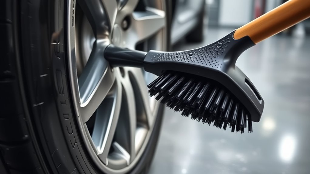 specialized wheel cleaning brushes