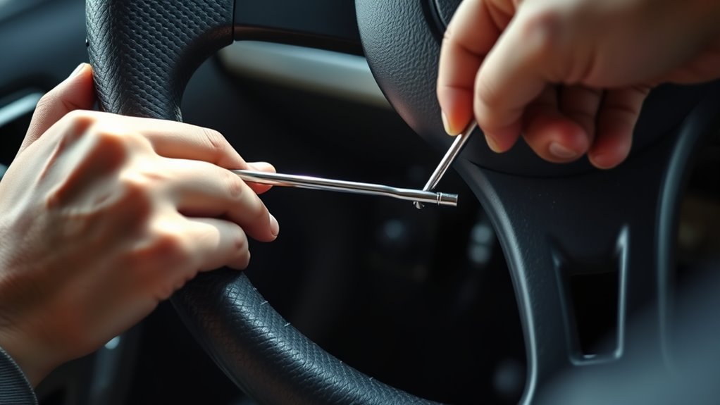 steering wheel lock release