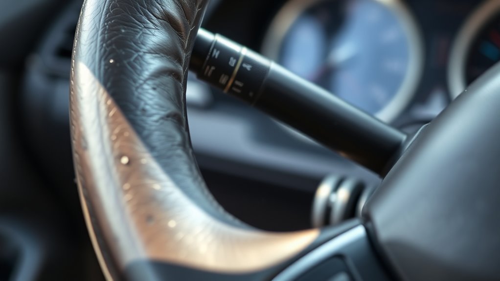 steering wheel squeaking causes