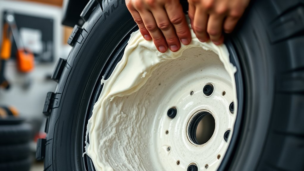 tire foam enhances durability