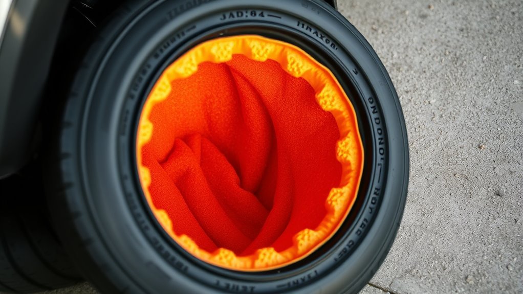 tire maintenance foam application