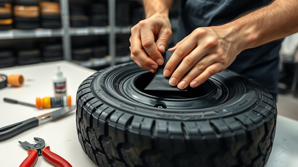 tire patching step by step