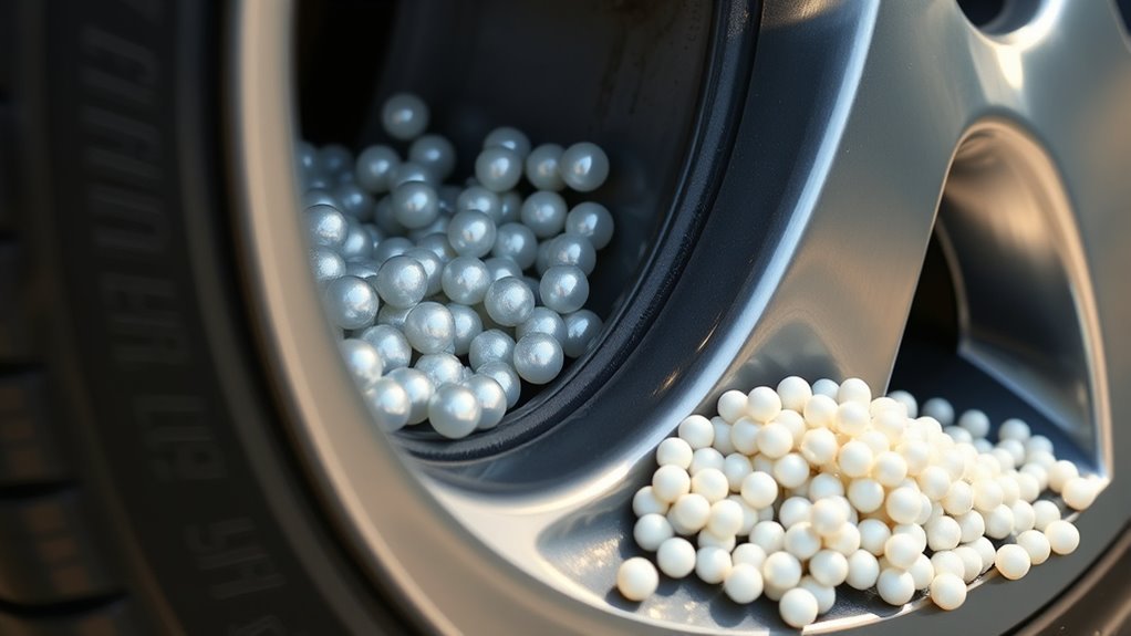 types of tire balancing beads