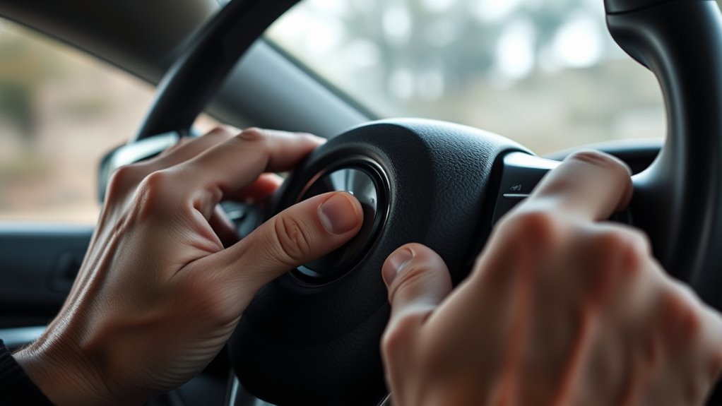 unlock steering wheel mechanism