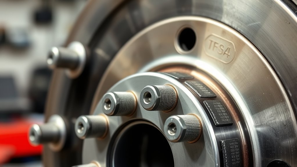 wheel studs secure vehicle wheels