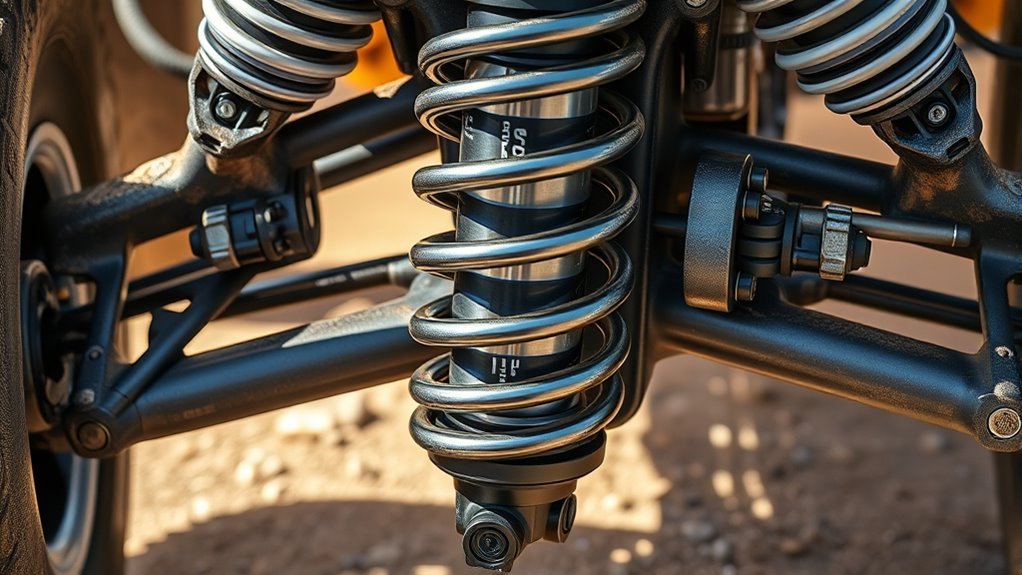 adjustable rally shock features