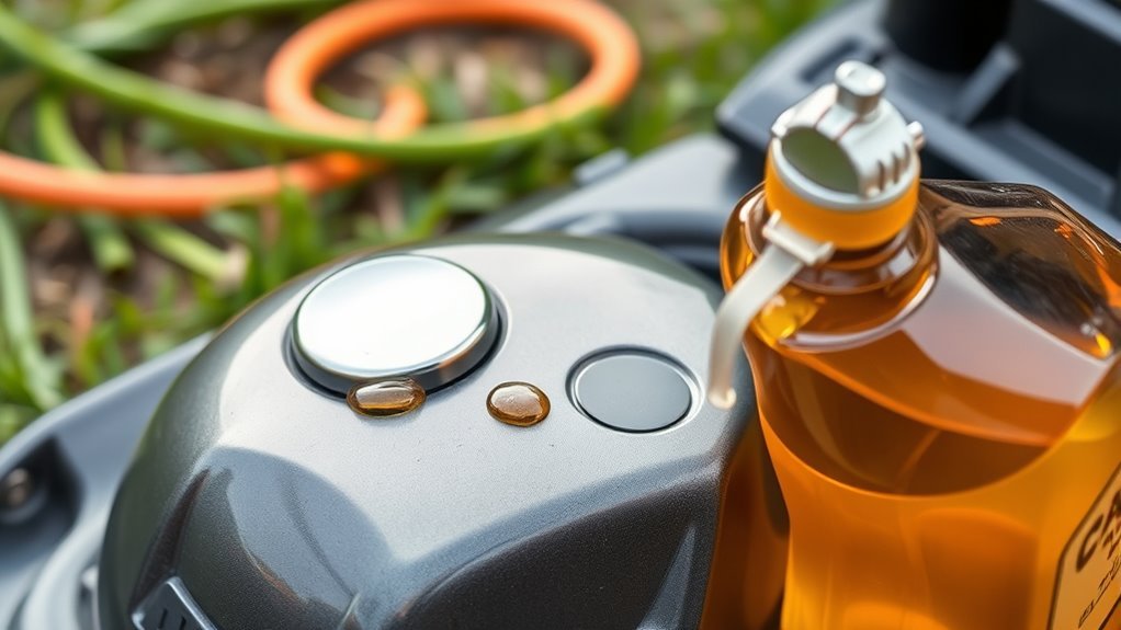 car oil damages small engines
