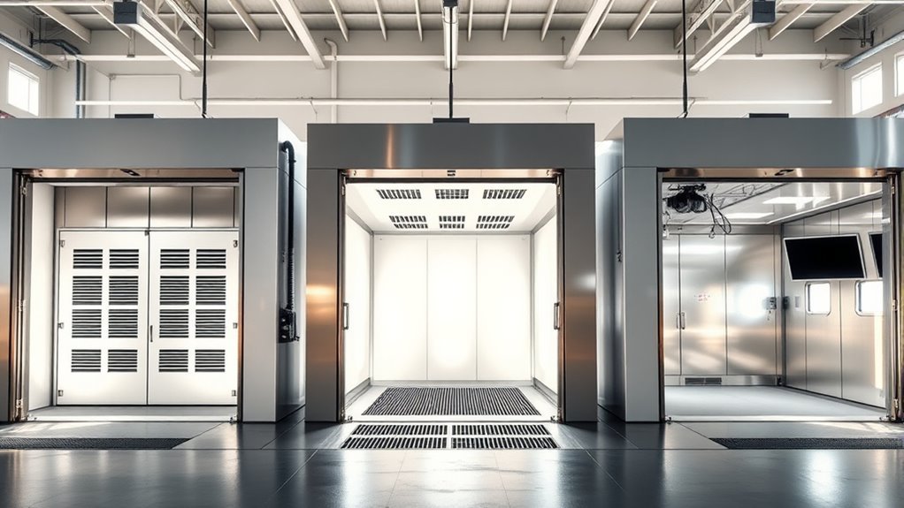 car spray booth types
