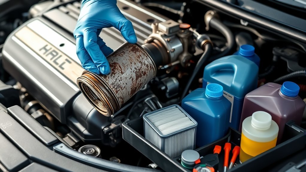 change oil filter regularly