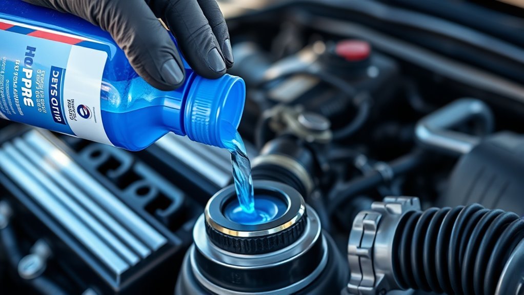 clean radiator drain contaminants