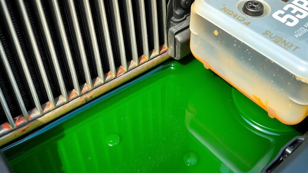 coolant leak inspection necessary