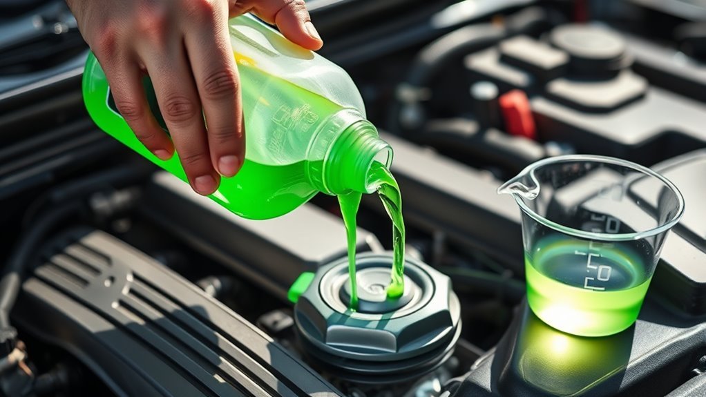 coolant water ratio importance