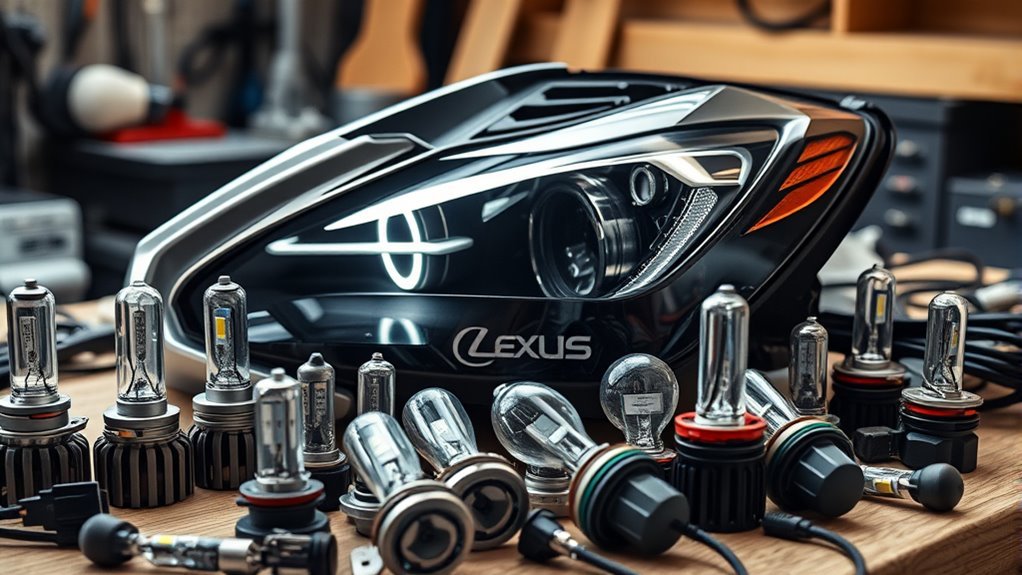 correct bulbs for lexus