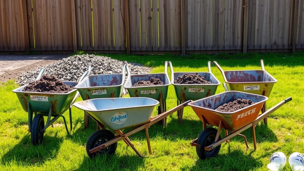 cubic yards and wheelbarrow capacity