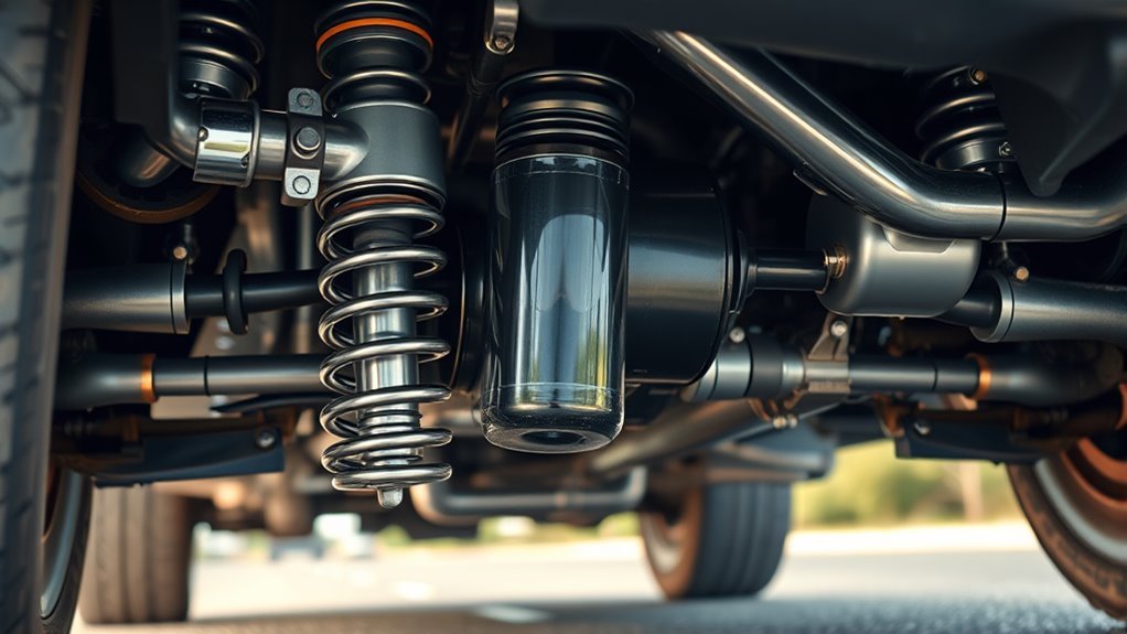 hydraulic suspension shock absorption