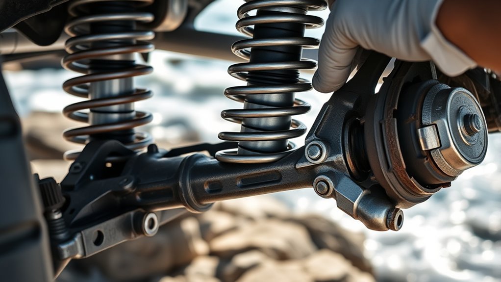 inspect suspension components annually