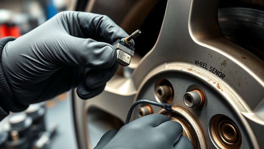 inspect wheel sensor assembly