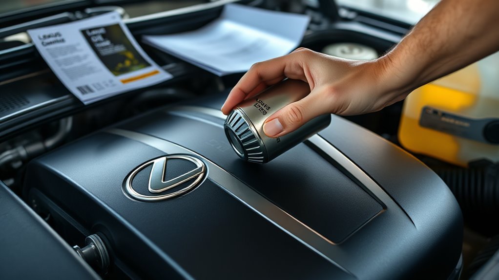 lexus oil change intervals