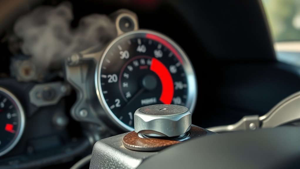 monitor engine temperature closely