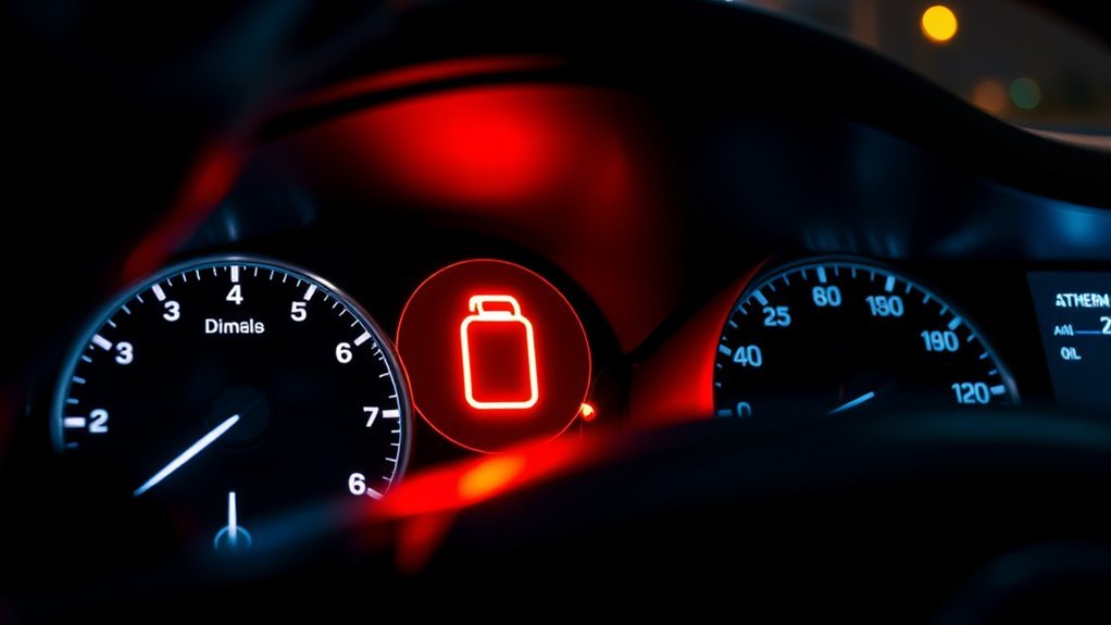 monitor oil pressure warning