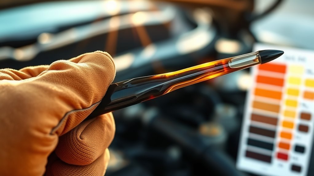 oil color indicates condition