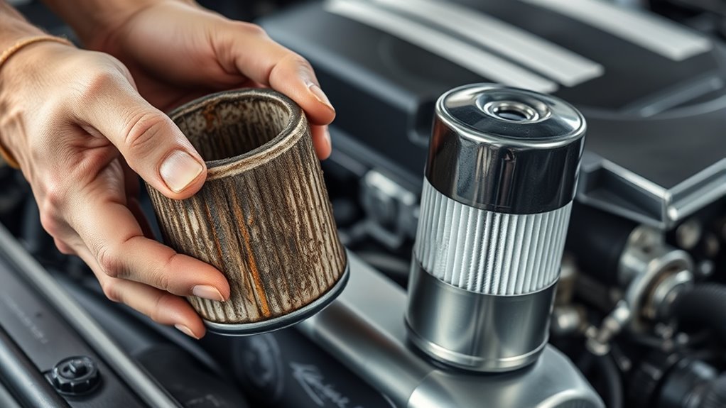 regular oil filter replacement