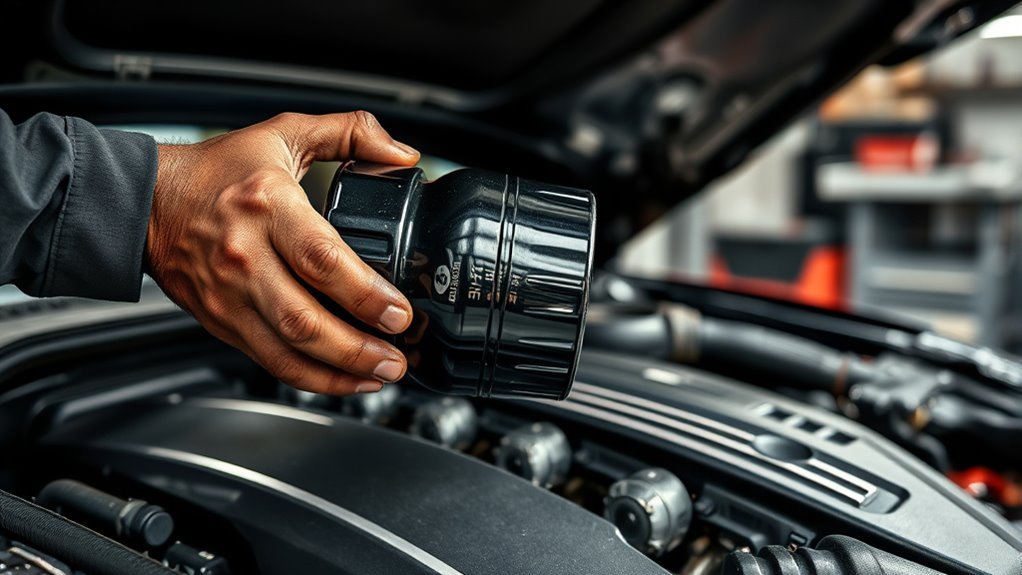 regular oil filter replacement
