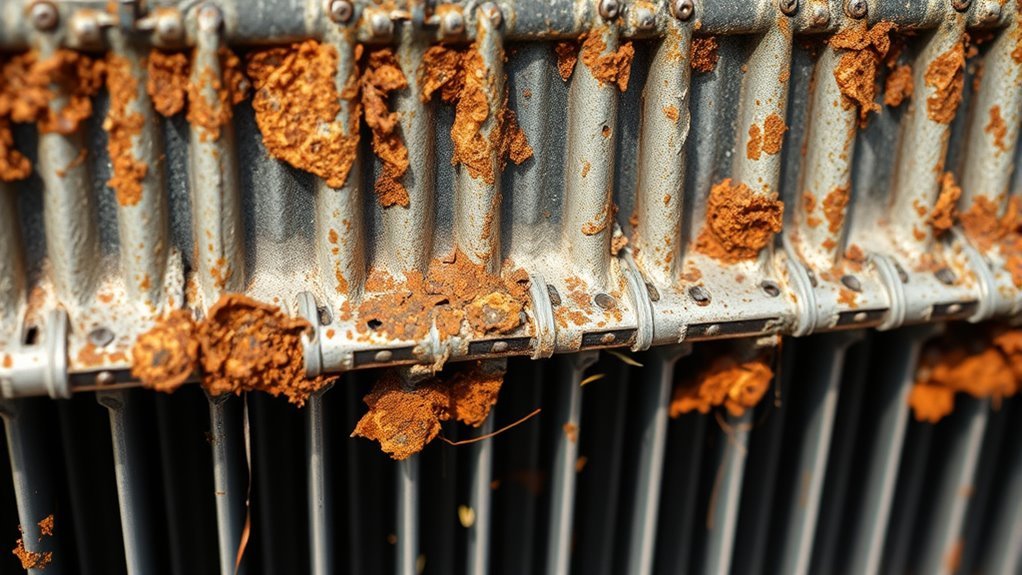 rust and corrosion warning