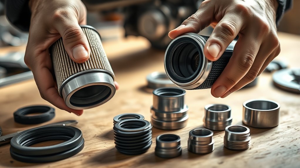 selecting oil filter adapter