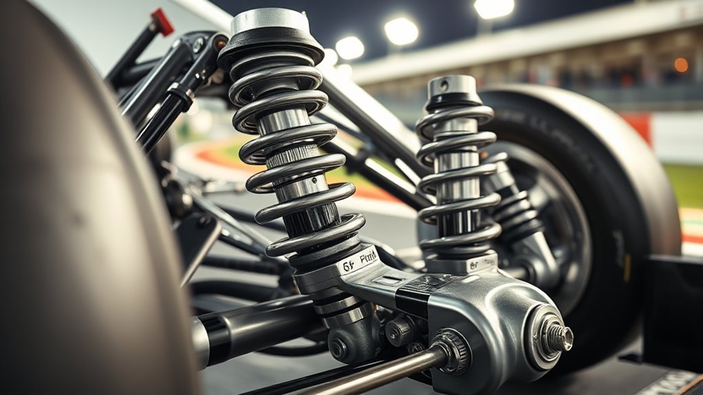 shock absorbers optimize race performance