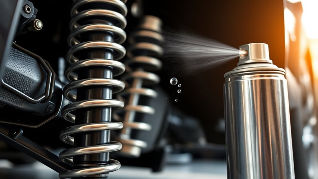 silicone spray reduces friction
