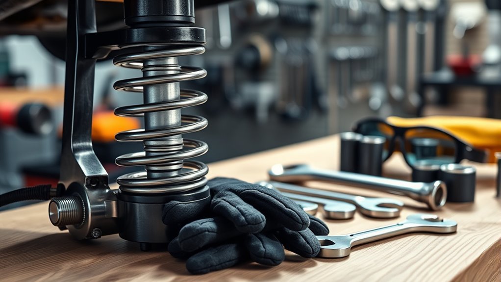 spring compressor safety tips
