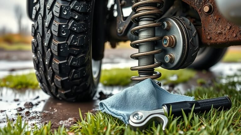 suspension maintenance after rain