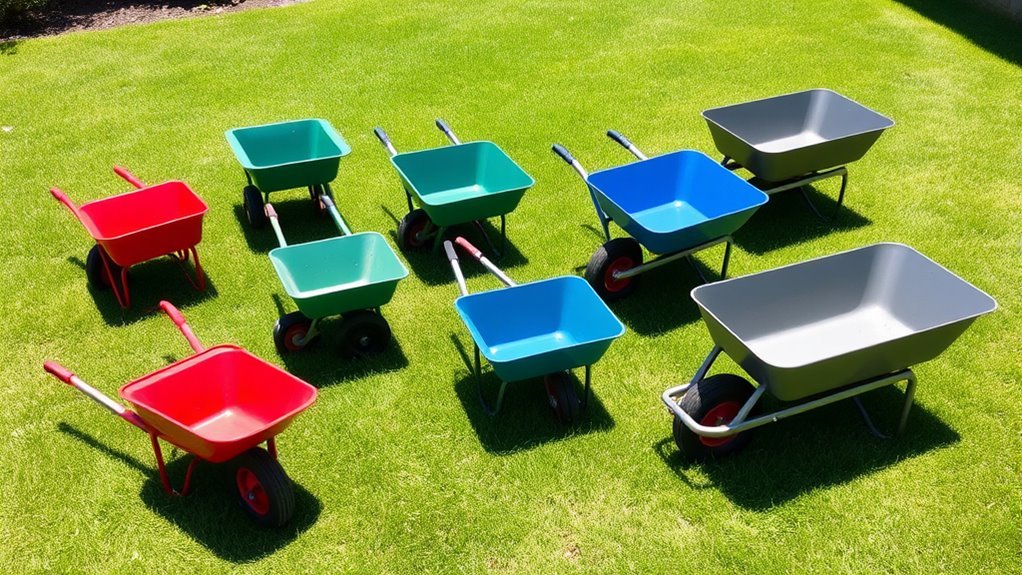 wheelbarrow capacity comparison guide