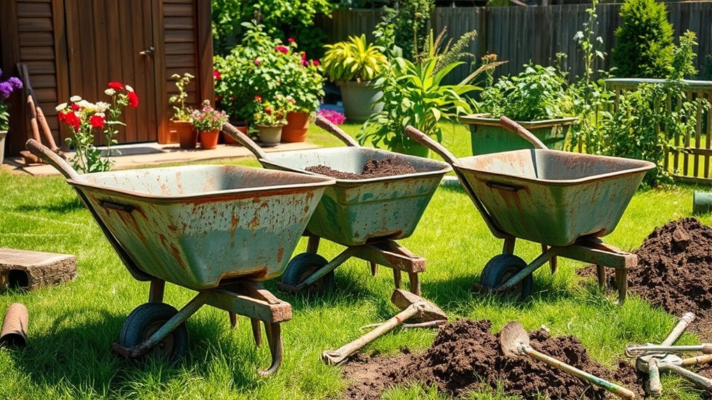 wheelbarrows per yard measurement