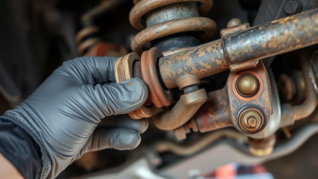 worn bushings cause suspension squeaks